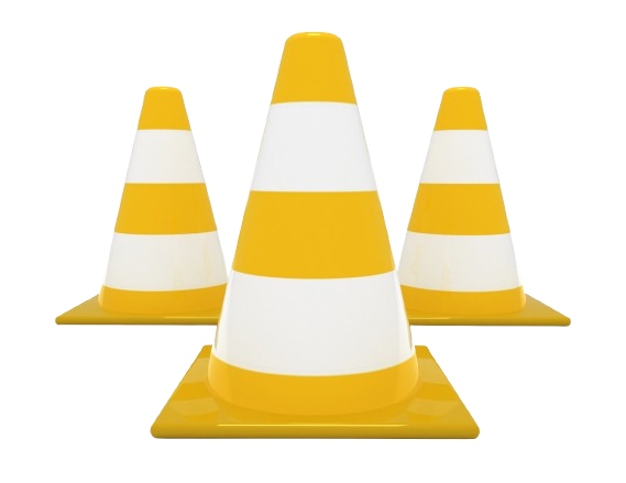 Yellow Traffic Cones